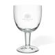 Trappist glass 33 cl. tap size with print