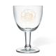 Trappist glass 33 cl. tap size with print