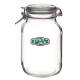 Weck jar Fido 2 litres square with print