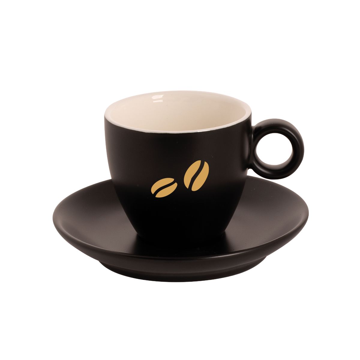 Bart Coffee 17 cl. set in matt porcelain with CoffeeCo logo in one colour on the front.
