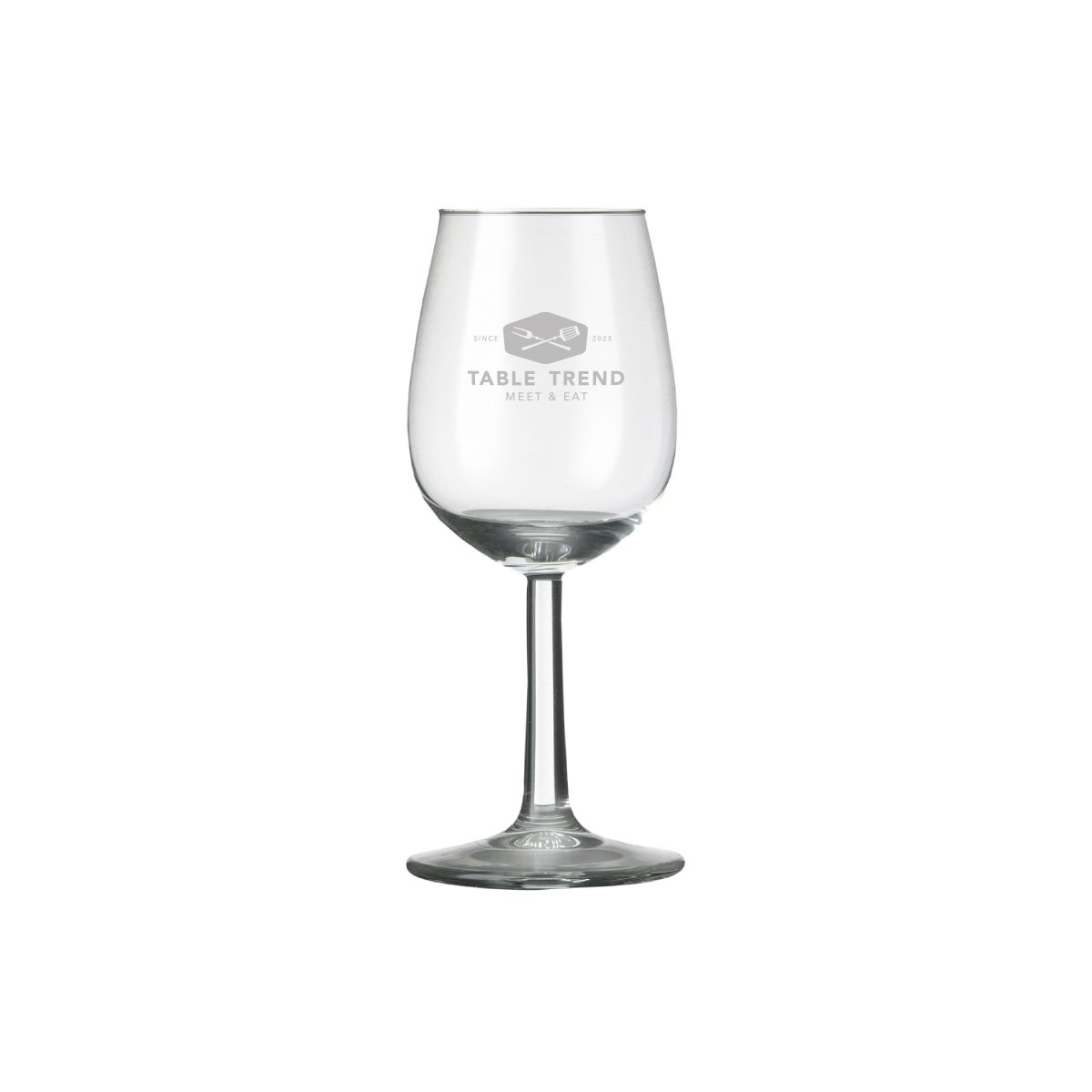 Bouquet port glass 14 cl. with engraved TableTrend logo on the front of the glass.
