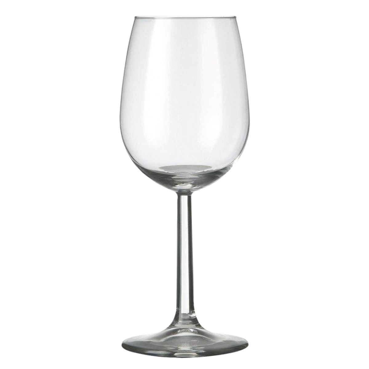 Clear glass Bouquet wine glass of 45 cl. fronted with fine stem shape.