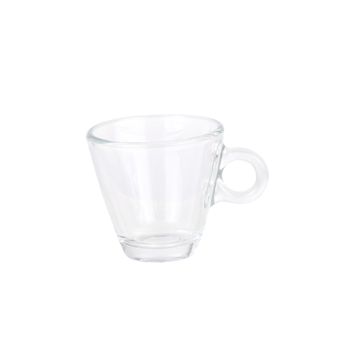 Straight front view of the Easy Bar Espresso Cup 10 cl. glass, clear and without imprint. Straight front view of the Easy Bar Espresso Cup 10 cl. glass, clear and without imprint.