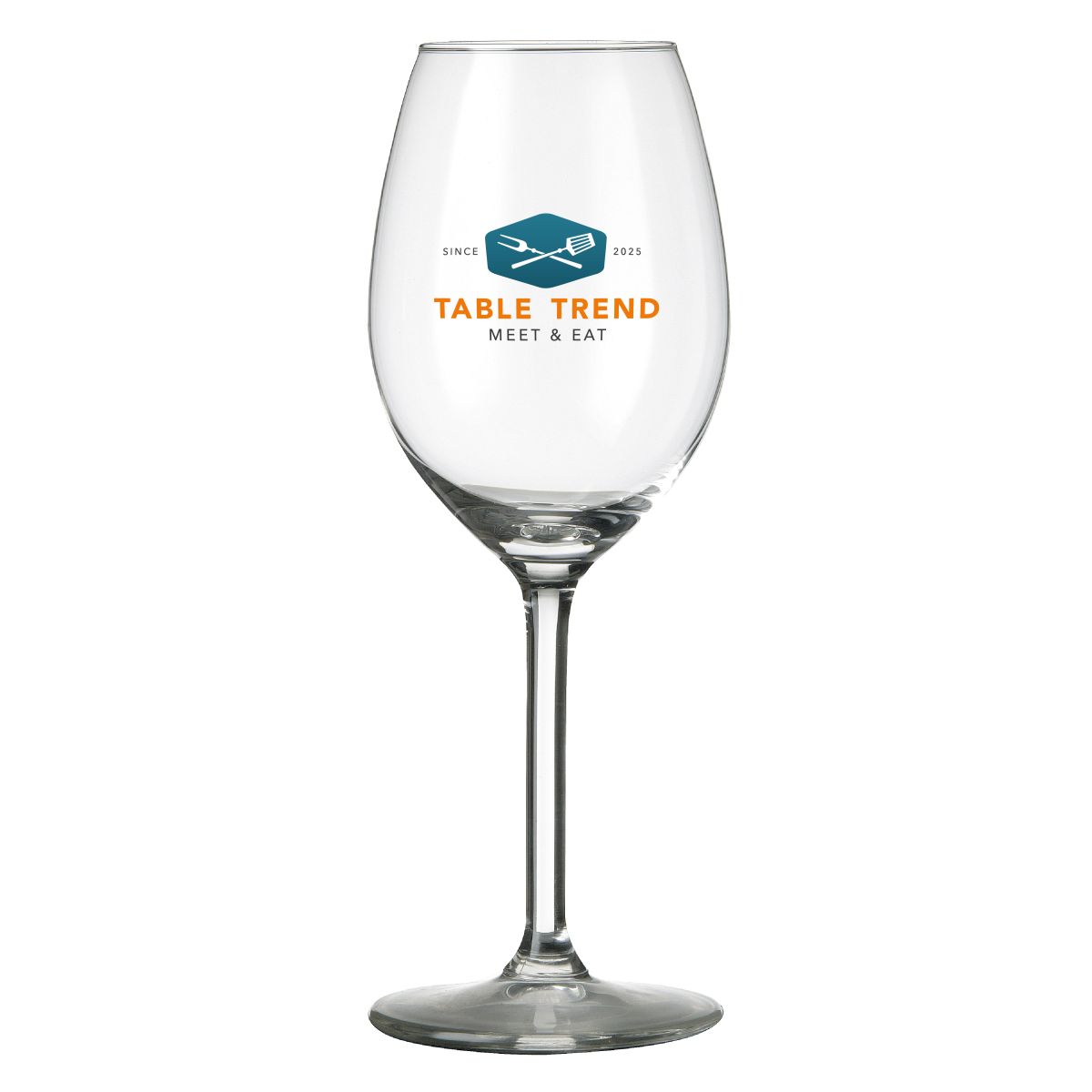 Esprit wine glass 53 cl. with full-colour TableTrend logo printed on the front.