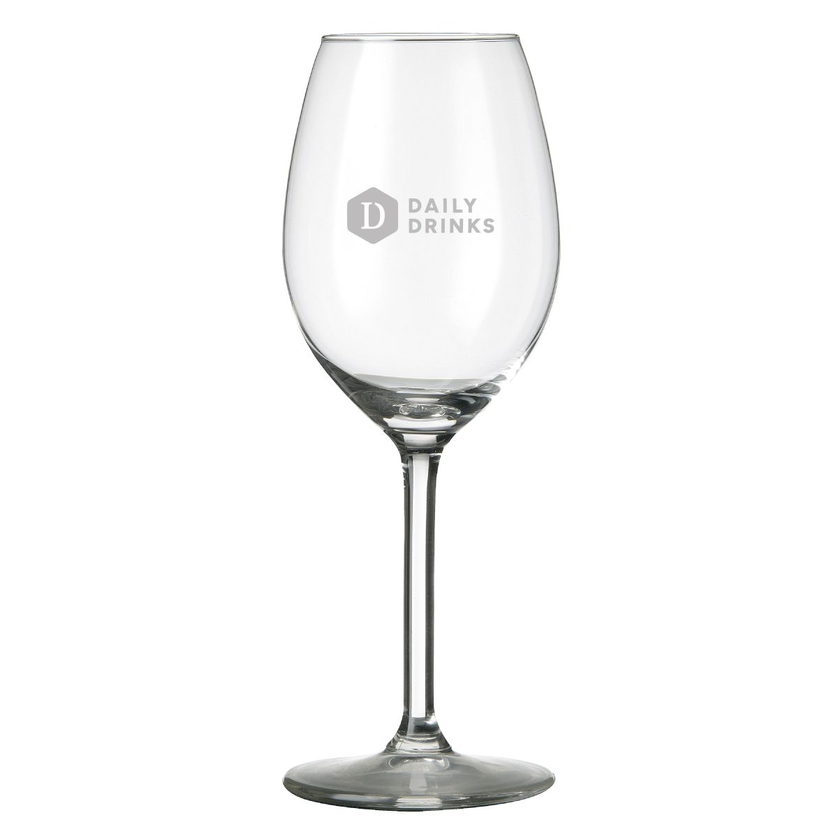 Engraving of the DailyDrinks logo on the Esprit wine glass 53 cl visible on the front.
