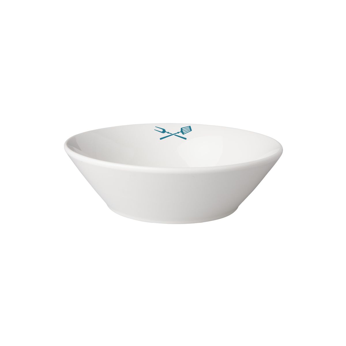 Mammoth Neo Budgetline bowl 15.5 cm with TableTrend logo in one colour on front, porcelain finish.