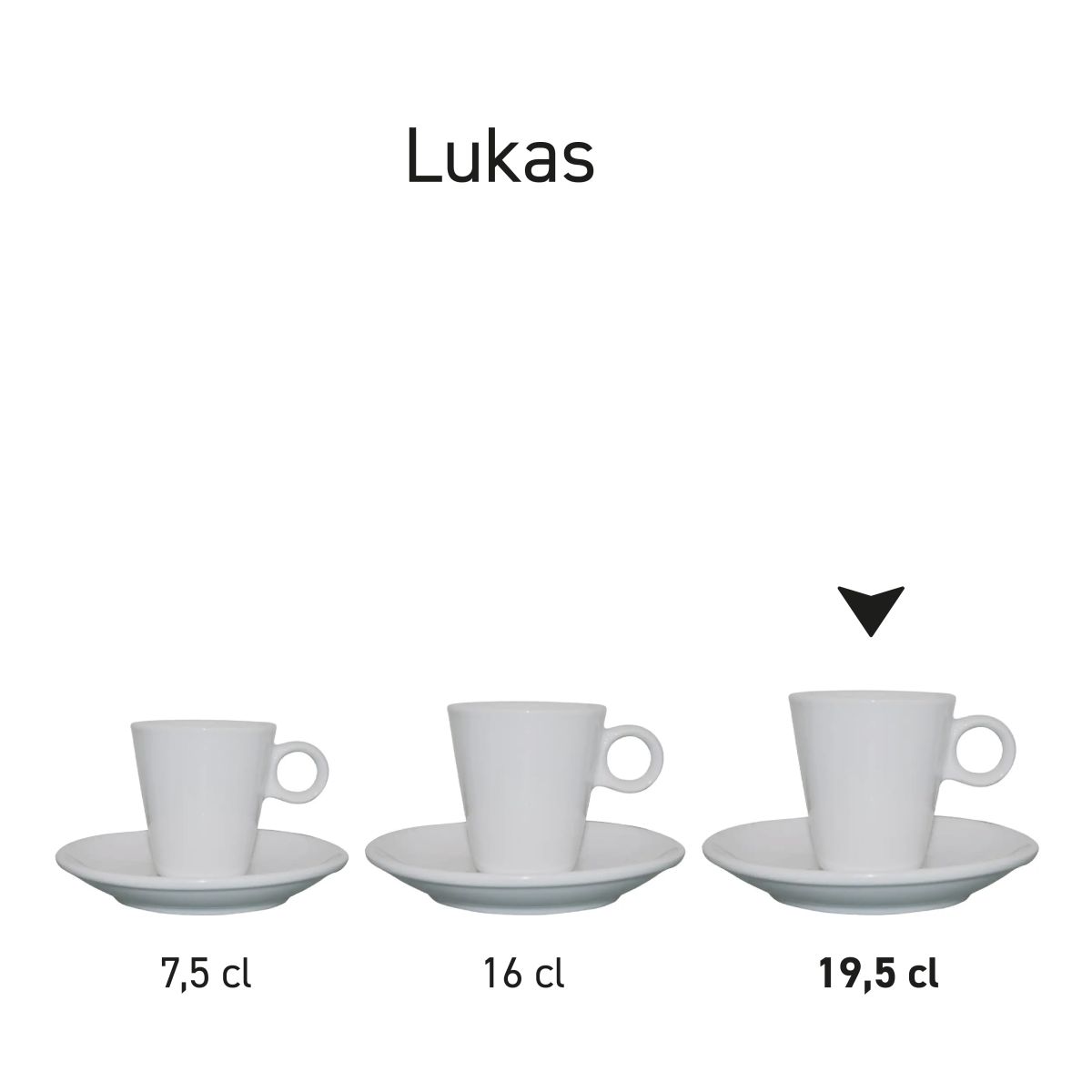 Reeks Lukas Cappuccino Sets in serievorm.