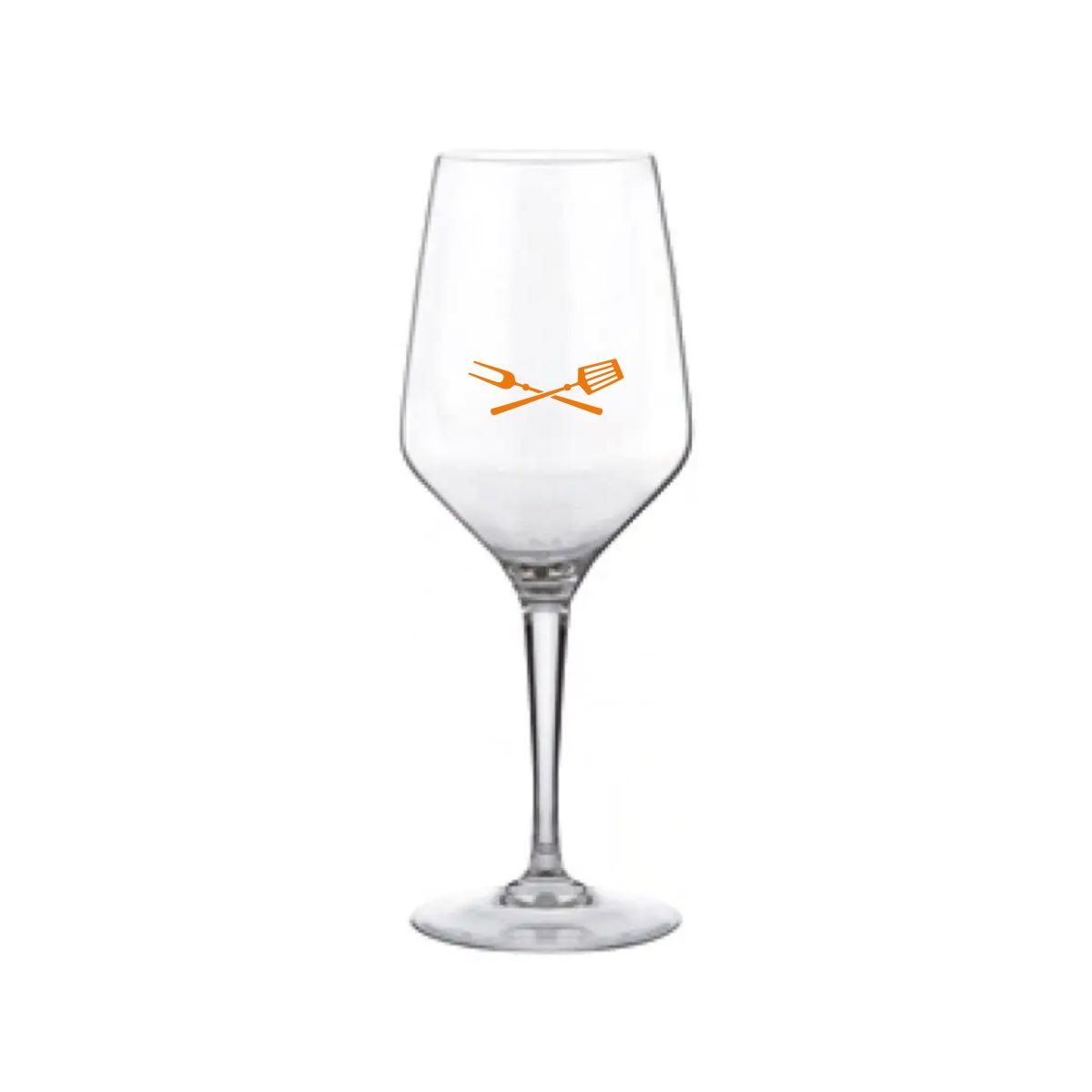 Mencia wine glass 25 cl. with TableTrend logo centred on the front in one colour.