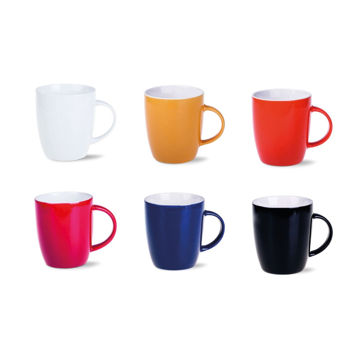 Overview of available colour variants of the Mini Specta mug 28 cl. in porcelain version.