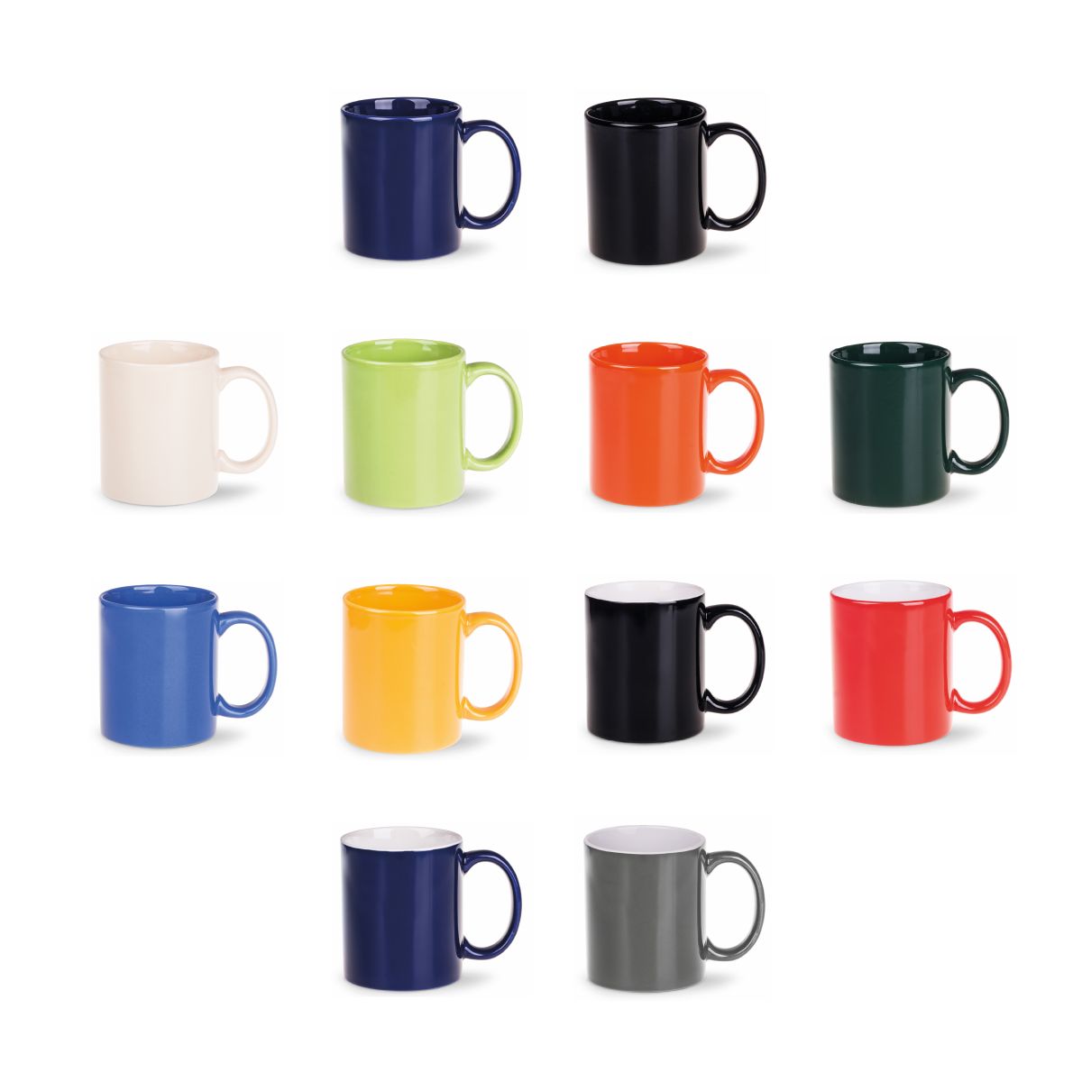 List of available colour variants of the Tomek mug 30 cl. in porcelain.