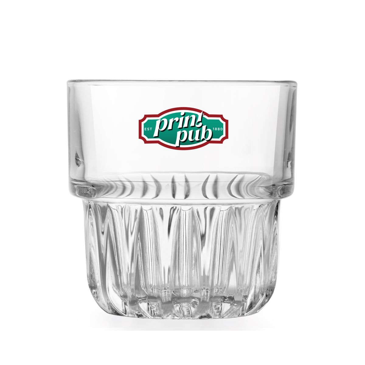 35.5 cl glass with full-colour PrintPub logo on the front of the Onis Everest tumbler.